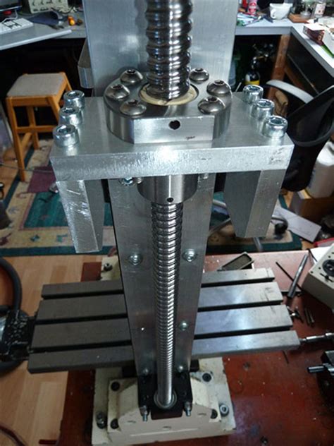 In the way you want. Axminster SIEG Super X1 Micro Mill Z Axis Ballscrew Upgrade