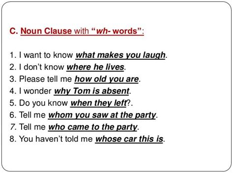 The noun clause is a clause that functions like a noun in the sentence. 11-syntax-clauses-9-638.jpg (638×479) | Bahasa inggris, Bahasa, Kutipan