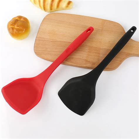 Food Grade Non Stick Silicone Turners Shovel Spoon Spatula Kitchen