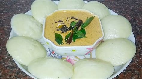 Suji Idli Recipe With Mungfali Chutney Soft And Spongy Instant Rava