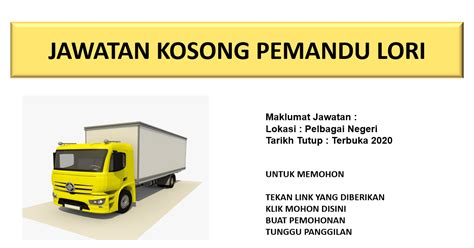 Welcome to kts trading sdn bhd. Jawatan Kosong Pemandu Lori Semasa