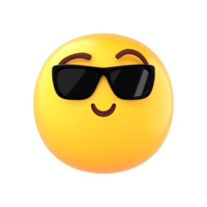 Sunglasses Emoji Royalty Free Animated Sticker Free PNG