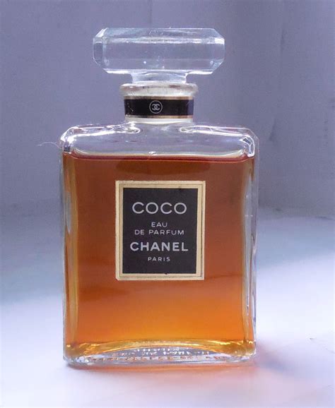 Vintage Coco Chanel Eau De Parfum 17 Fl Ounce Glass Bottle And From