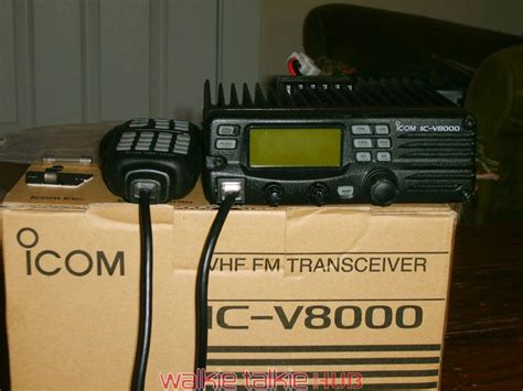 icom ic v8000 amateur mobile two way base radio 2m powerful 75w station radio two way radio