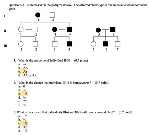 Solved Questions Are Based On The Pedigree Below The Chegg Com