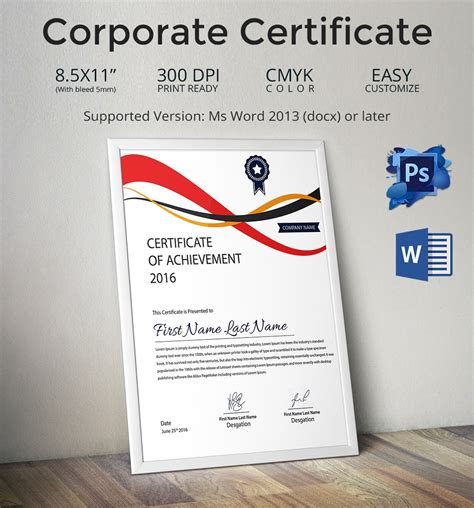 33 Psd Certificate Templates Free Psd Format Download Free