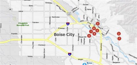 Boise Map Collection Idaho Gis Geography