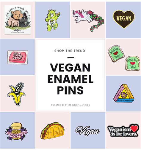 20 Enamel Pins For Awesome Vegans Shop The Trend