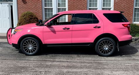 Ford Explorer Interceptor In Hot Pink Will Make One Tough Barbie Very
