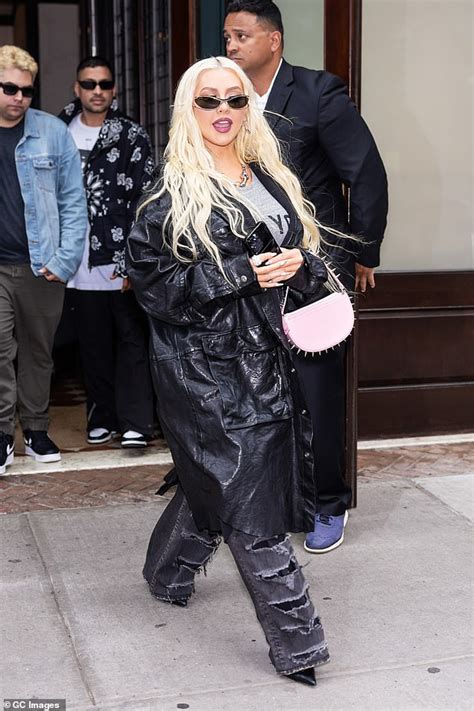 Christina Aguilera Steps Out In Nyc Ahead Of Her Pride Concert Trends Now