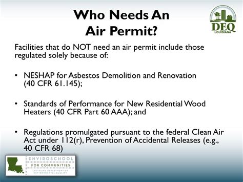 Ppt Air Permits 101 Understanding The Basics Powerpoint Presentation