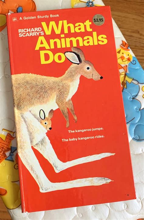 Vintage 1970s Childrens Book What Animals Do Golden Sturdy Etsy
