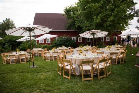 Rustic Farm Outdoor Wedding Reception Elizabeth Anne Designs The