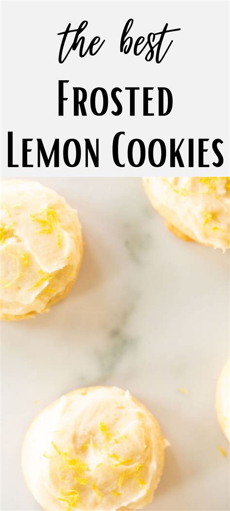 A Soft Bakery Style Lemon Cookie With Zesty Lemon Buttercream Frosting
