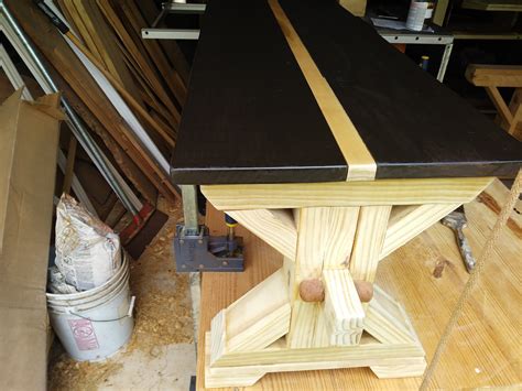 Not only two tone kitchen table, you could also find another pics such as dinette, modern table, kitchen chair, glass kitchen table, minimalist kitchen table, kitchen table and chair sets, kitchen table top designs, dinnete, farmhouse kitchen table, used kitchen table, dining set. Two-tone poplar top. Stained two parts, left middle ...