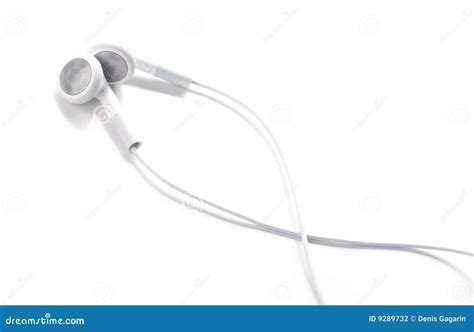 White Headphones Stock Photo Image Of Small Headphones 9289732