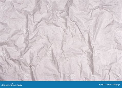 Crumpled Gray Paper Texture Wrinkled Paper Background With Cracks And