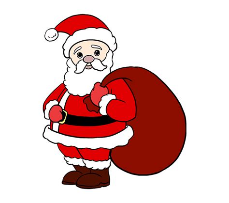 How To Draw Santa Claus In A Few Easy Steps Easy Drawing Guides