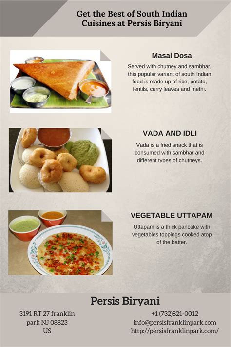 The next best alternative however, is surprisingly not too far away at the likes of pj old town. Get the Best of South Indian Cuisines at Persis Biryani ...