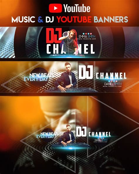 Music And Dj Youtube Banners Youtube Banners Dj Youtube