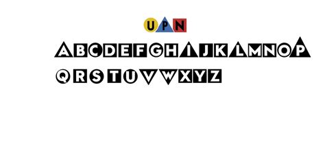 Upn Shape Font Concept By Therprtnetwork On Deviantart