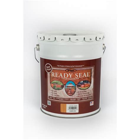 What are some other ways to protect your. Ready Seal 5 gal. Natural Cedar Exterior Wood Stain and ...