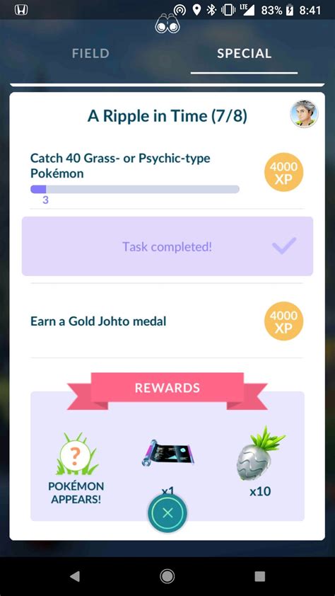 Maybe you would like to learn more about one of these? A Ripple in Time 7/8 - Bugged Gold Johto badge : TheSilphRoad