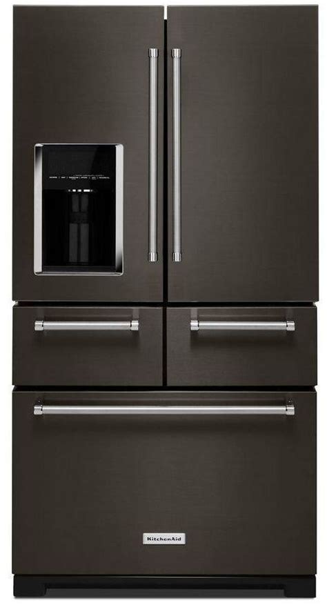 Krmf706ebs Kitchenaid 36 Multi Door Freestanding Refrigerator With