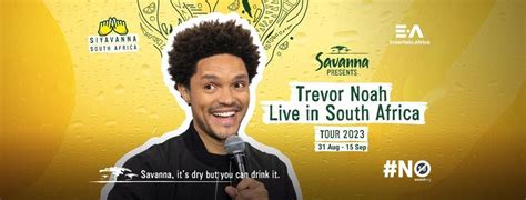 Trevor Noah Live In South Africa Presented By Savanna Cider Durban