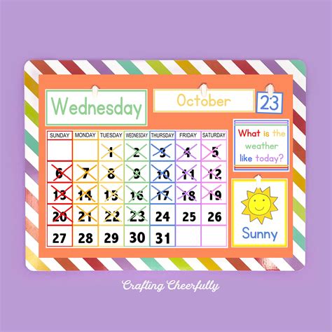 Calendar Template For Kids Get Free Templates