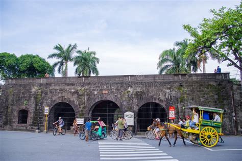 Intramuros Wall Editorial Photography Image Of Tower 83644322