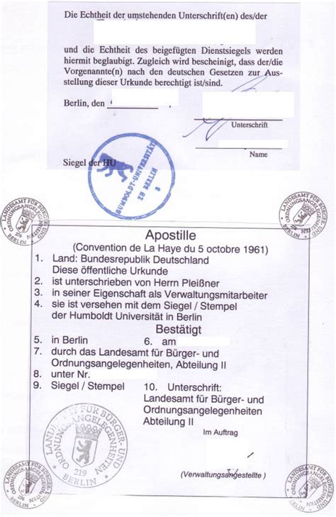 Apostille Stamp Germany Notarized Attestation Service