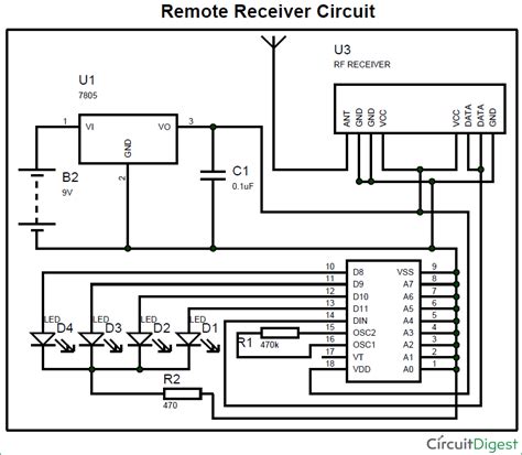 Rf Transmitter And Receiver Circuit Diagram