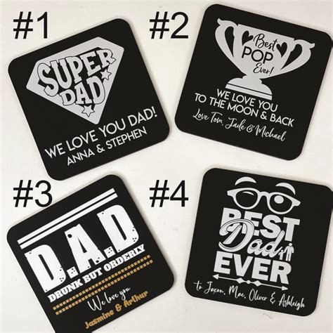 Fathers Day Coaster Chain Valley Ts