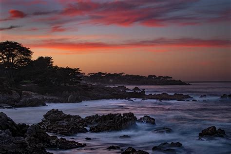Monterey Bay Sunset Monterey Ca Fred Mertz Photography