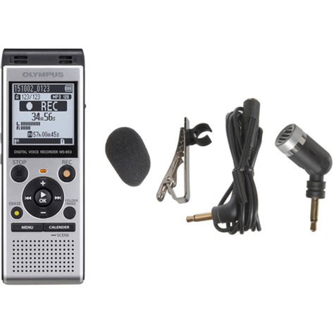 Olympus Ws 852 Digital Voice Recorder And Me 52w Microphone Kit