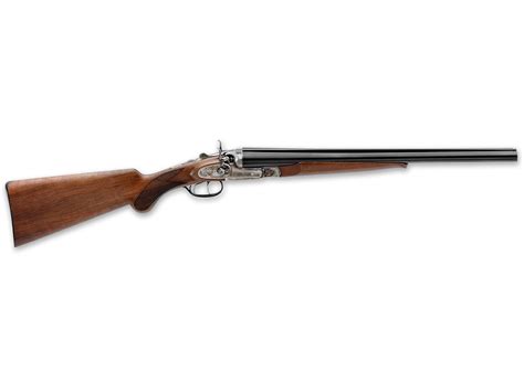 Pedersoli Wyatt Earp Writing 12 Ga Side By Side Shotgun 20 Barrel
