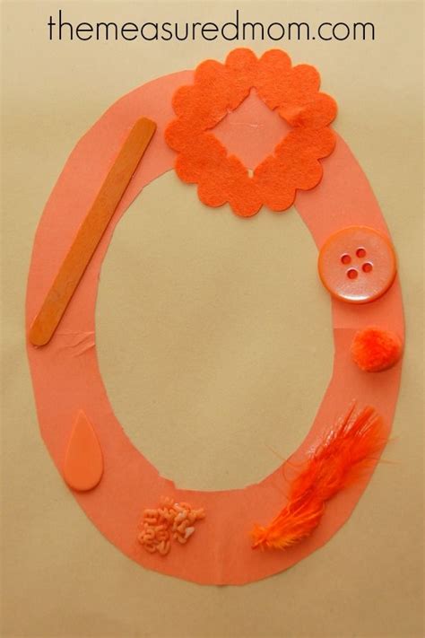 Letter O Crafts For Preschool And Kindergarten Kindergarten Craft And