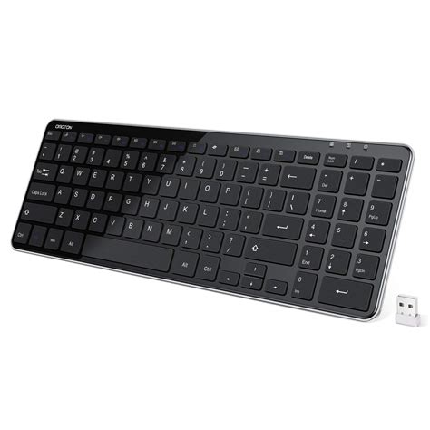 Buy Omoton 24g Wireless Keyboard With Numeric Keypad Uk Layout