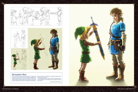 Check Out Pages From The Legend Of Zelda Breath Of The Wild Artbook