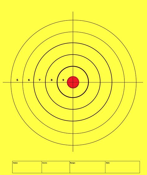 printable rifle targets