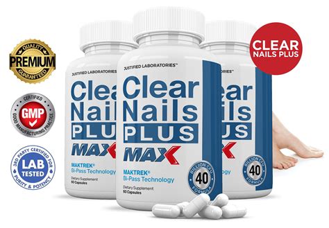 3 Pack Clear Nails Plus Max 40 Billion Probiotic Cfu Supplement Anti