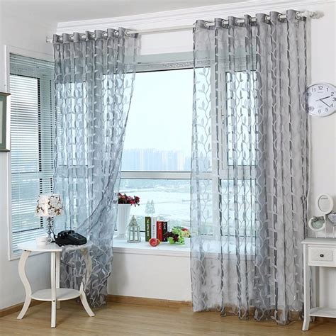 We did not find results for: 3D Tulle Sheer Curtains For Living Room Light Grey Leaves ...