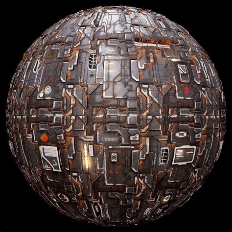 3d Model Pbr Seamless Sci Fi Texture 09 Vr Ar Low Poly Cgtrader