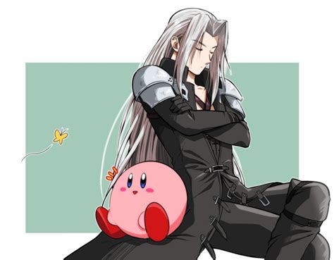 Kasenkasen5 Kirby Sephiroth Final Fantasy Final Fantasy Vii Kirby Series Nintendo Super