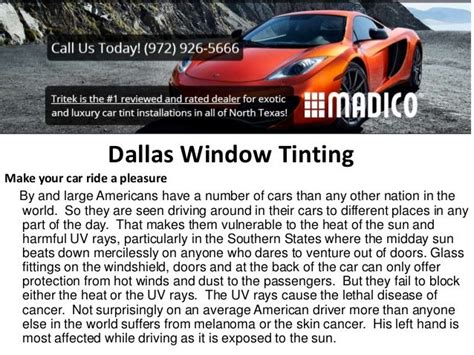 Dallas Window Tinting