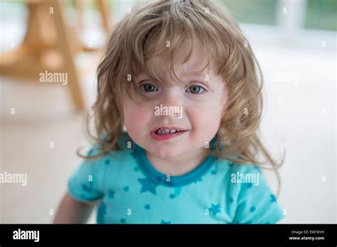 Little Girl Looks Skeptical Hi Res Stock Photography And Images Alamy