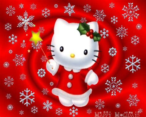 Hello Kitty Christmas Wallpapers Top Free Hello Kitty Christmas