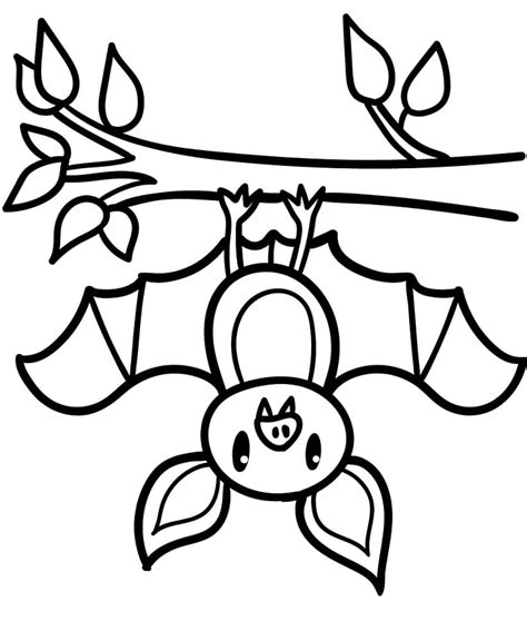 Printable Cute Bat Coloring Page Download Print Or Color Online For Free