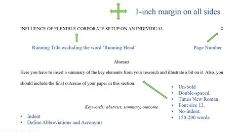 The american psychological association prescribes a format called the apa for research paper writing. An APA Format Example Shows Ways To Compose A Research Paper
